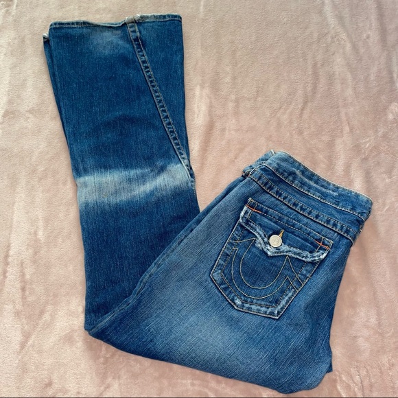 True religion distressed wide leg jean size 29 - Picture 5 of 13